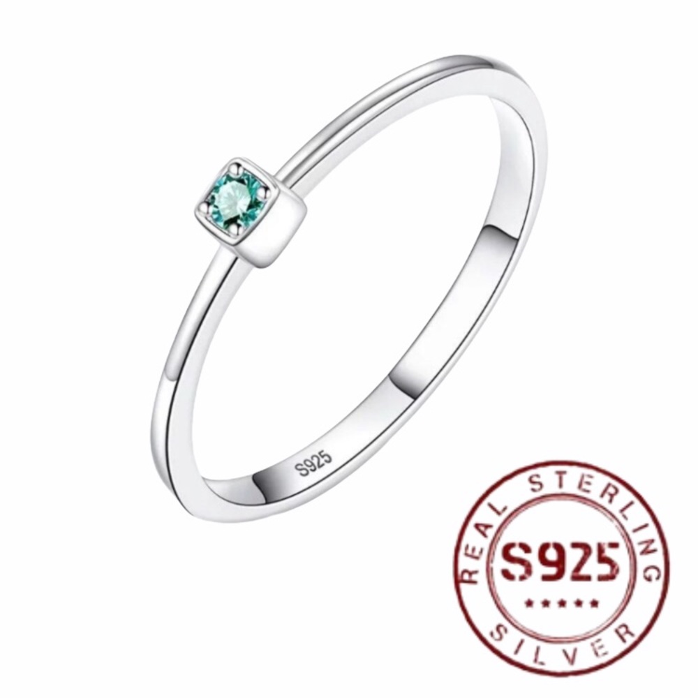 Sterling silver green topaz ring 💍